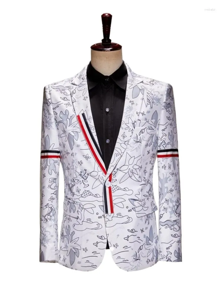 Veste Costume Homme Style Chinois - Motif Dragon Rouge - Taille M - Neuf Avec étiquettes