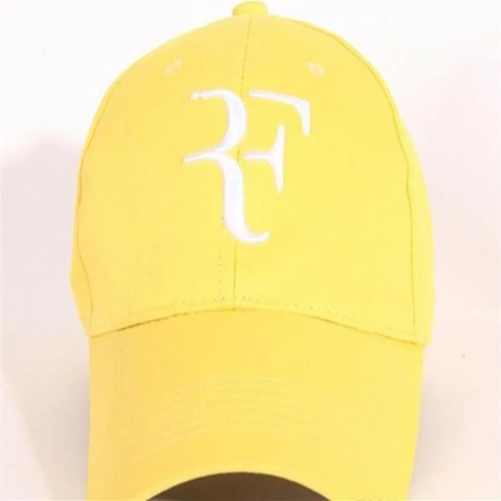 Tenis Kapağı% 100 Pamuk Yeni 2020 Bahar ve Sonbahar Spor Kapağı Snapback Kadın Kadın Erkek Erkek Beyzbol Kapağı Roger Federer RF Hybrid H2197