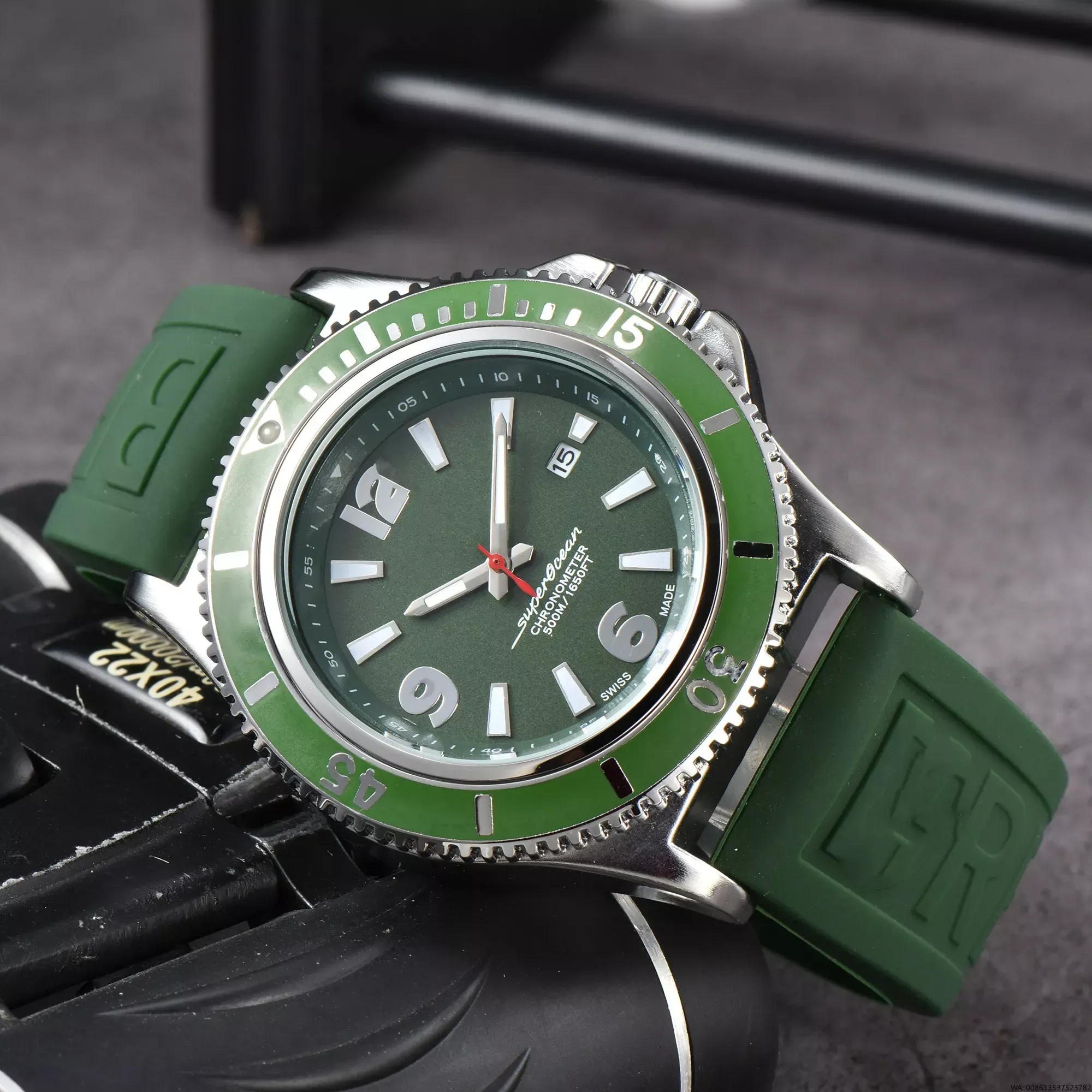 Breit Yupoo Herrenuhr Designeruhren Hochwertiges Submariner-Uhrwerk Leuchtendes Saphirglas Wasserdicht Heißer Verkauf Montre Luxe Armbanduhren Herren Kautschukarmband Orologi