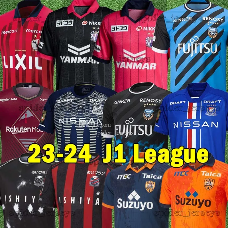 23 24 24 J1 League Soccer Jerseys Cerezo Osaka Kashima Antlers 2023 Yokohama F. Marinos Vissel Shimizu Kawasaki Gamba Osaka Hokkaido Consadole Sapporo koszulki