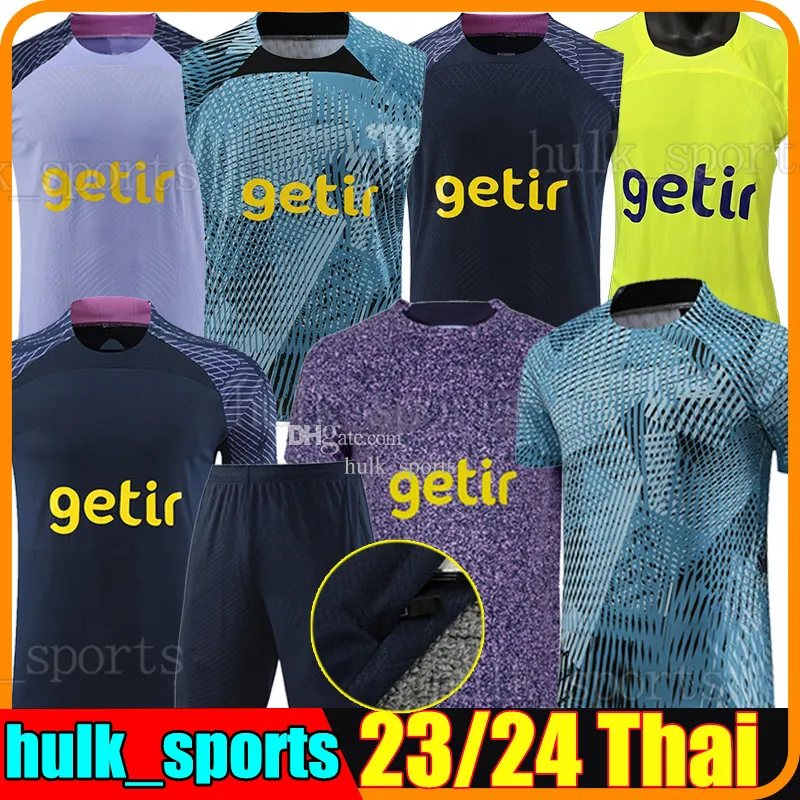 23/24 Tot Maddison Vest Training Soccer Jerseys 2023 2024 Son Richarlison Pedro Porro Kulusevski Perisic Hojbjerg Football Shirt Romero Vicario kort med Zipper