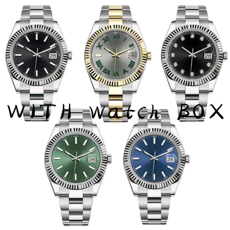 Sichu1 Men's Automatic Watch 36 41mm 904L All rostfritt stål Designer Mekaniskt armbandsur superljust vattentät safir248z