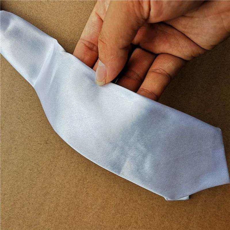 sublimation blank white neck ties kids adult tie heart transfer printing blank diy custom consumables material facotry price