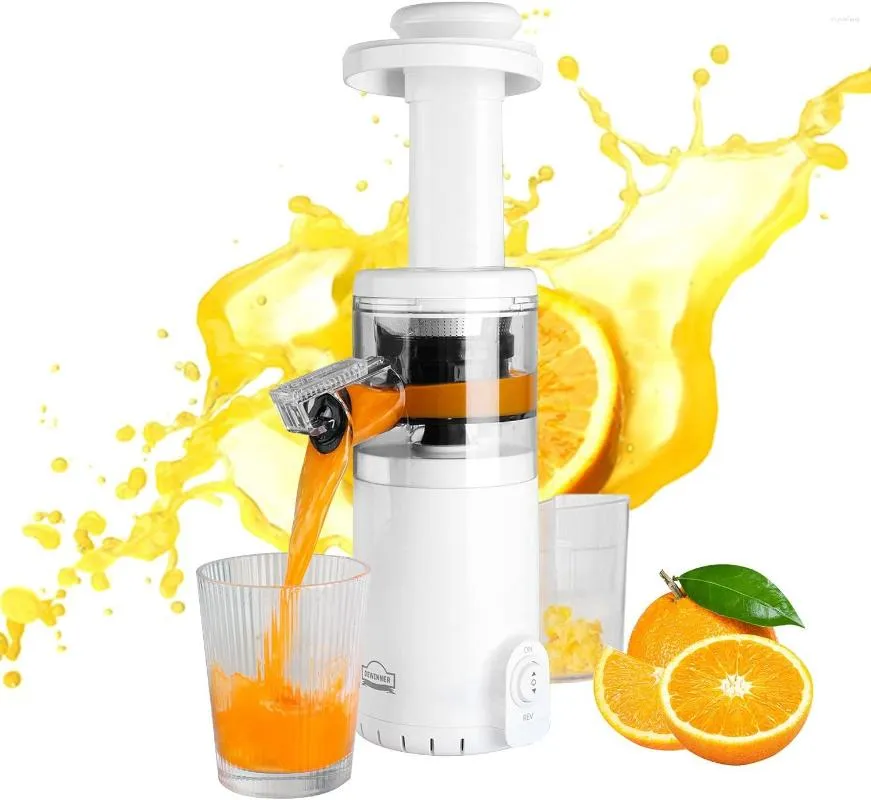 Spremiagrumi masticatore Mini spremiagrumi Estrattore facile da pulire Macchina per spremitura a freddo con motore silenzioso per frutta Vegeta ad alto contenuto nutritivo