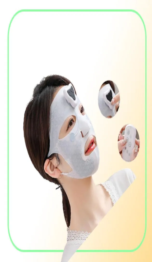 Masque facial électronique, masseur facial à microcourant, rechargeable par usb243j8896756