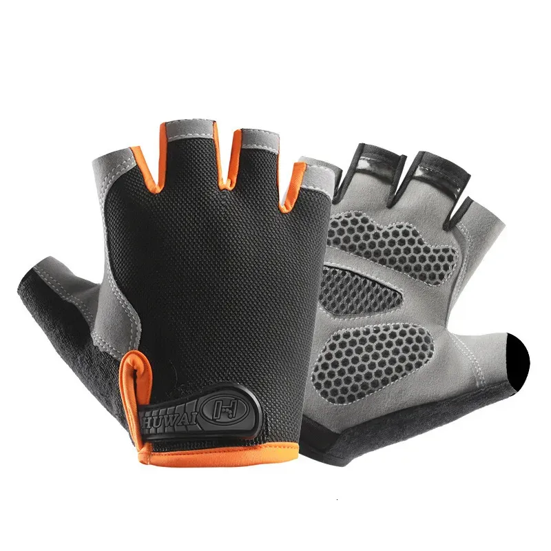 Gants de cyclisme unisexe demi-doigt respirant anti-dérapant vtt extérieur vélo de route Gel vélo été Gym Sport entraînement 231005