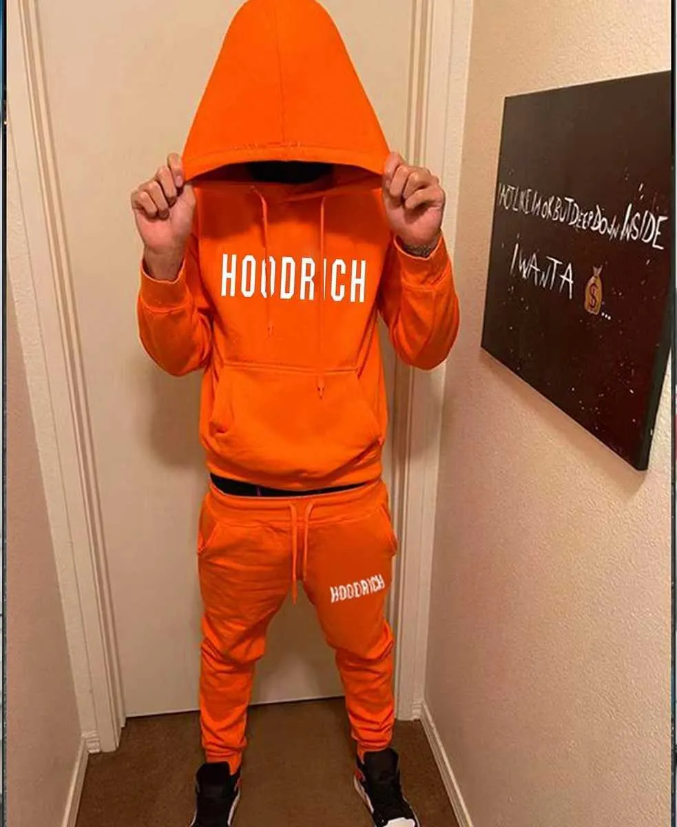 tracksuit man Sweatshirts 100% Cotton Hoodrichuk Hooides Sports Set High  Quality Woolen Towel Hoodies 2023 Winter Sports Hoodie Men Hoodrich  tracksuit