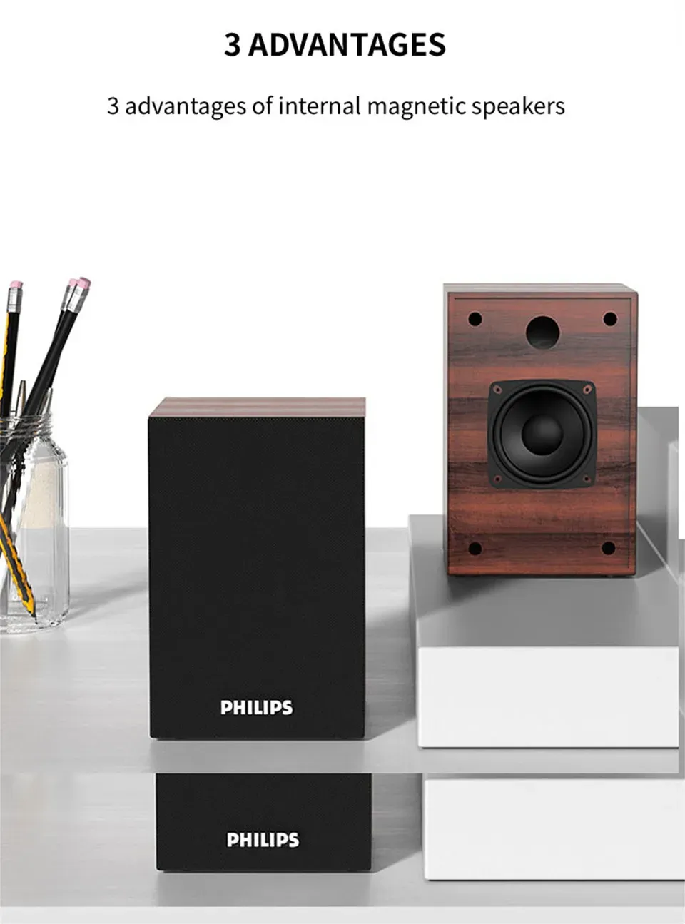 Philips SPA20 Bluetooth Колонки, Уличный Громкоговоритель, Музыкальный  Плеер, Hi Fi Стереозвук, Сабвуфер Для Компьютера, Настольного Мобильного  Телефона От 85 055 руб. | DHgate