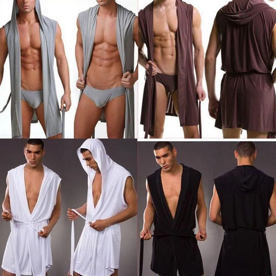 Men's Sleepwear 1pcs men robes bathrobe plus size Manview robe for man mens sexy male kimono silk sleepwear208h