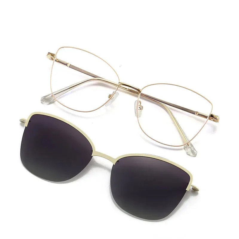 Occhiali Anti Luce Blu Donna Senza Montatura - Design Occhi Di Gatto Per PC, Lettura E Gaming - Foto 9