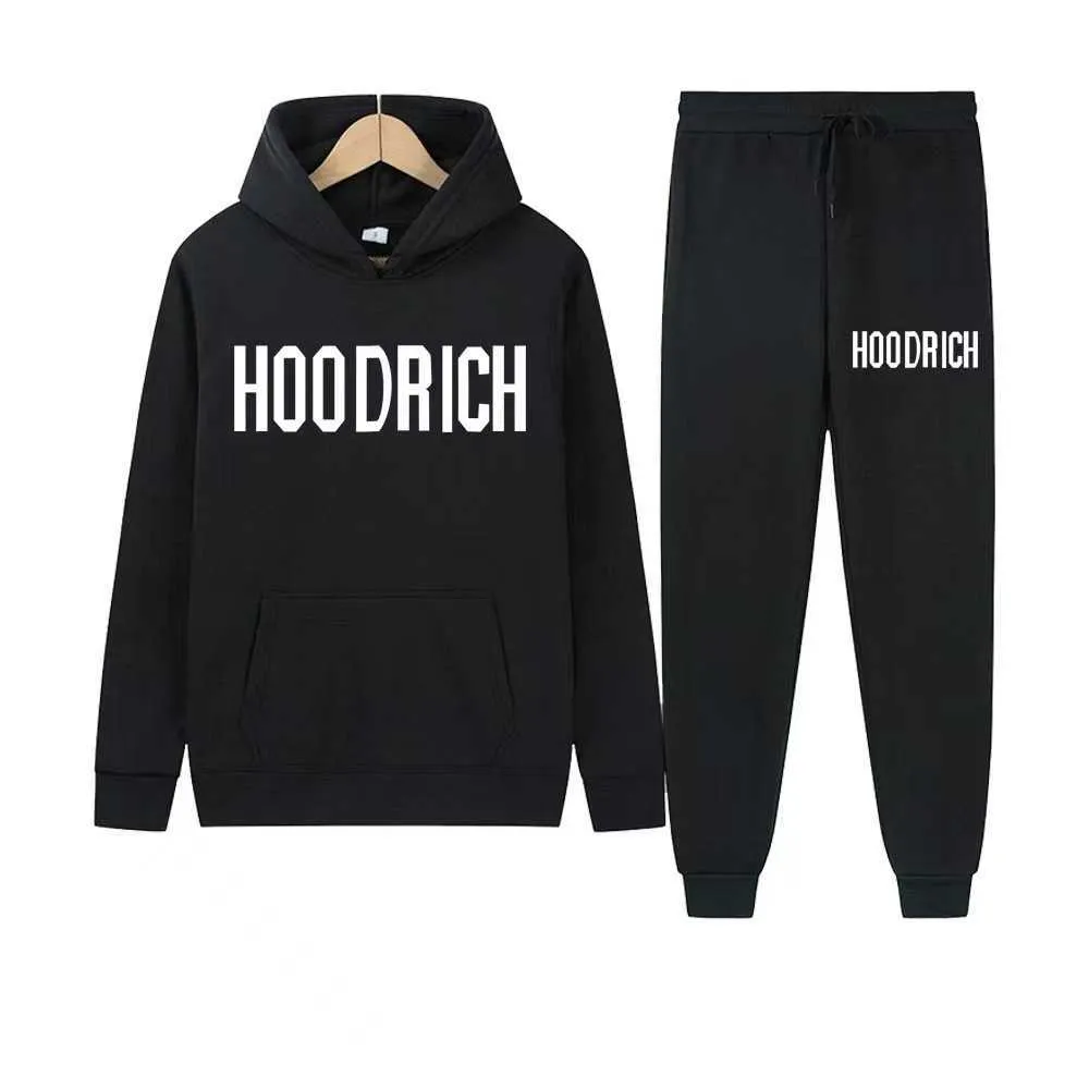 Designer Roupas Mens Hoodies Moletons 2023 Inverno Sports Hoodie para Homens Hoodrich Treino Carta Toalha Bordado Moletom