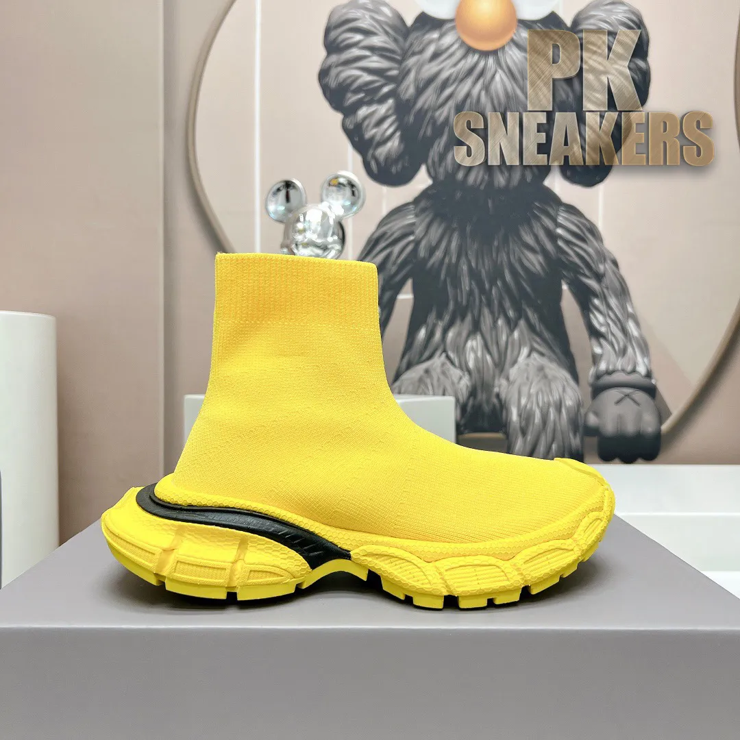 Balenciaga sock shoes yellow online