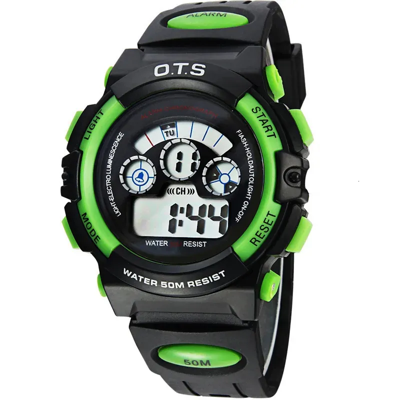 Montre Enfant Fille Garcon de Marque Sport etanche numerique LED watch