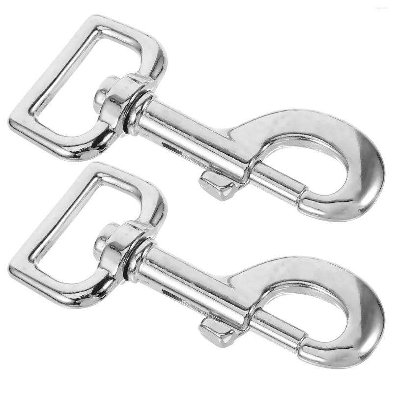 Dog Collars 2 Pcs Pet Swivel Snap Hooks Heavy Duty Webbing Belt Spring Clasp For Leash Zinc Alloy Trigger