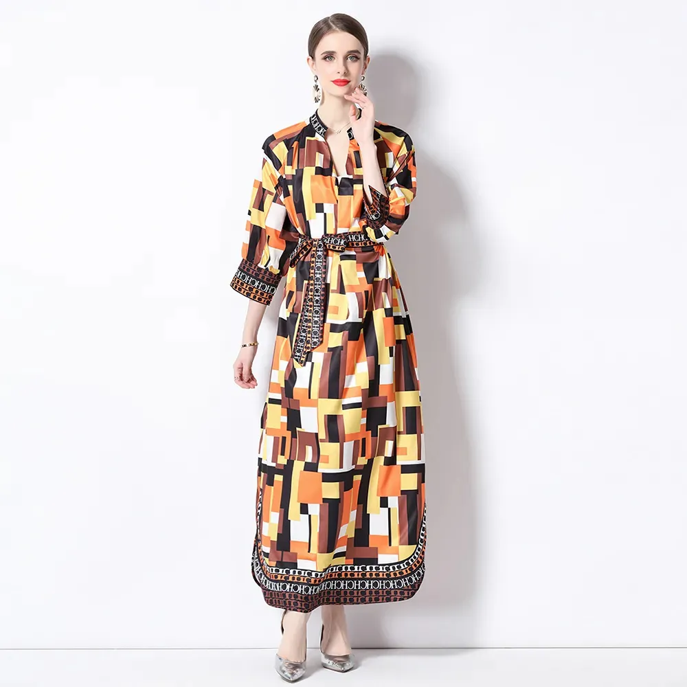 knee length dresses for ladies MIKUTA