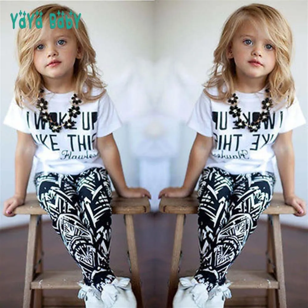 2022 Girls Baby Summer Clothing Set Floral Tops Shirts+pants Fashion Kids  Girl Princess Comfortable Clothes Sets Children Wear - AliExpress