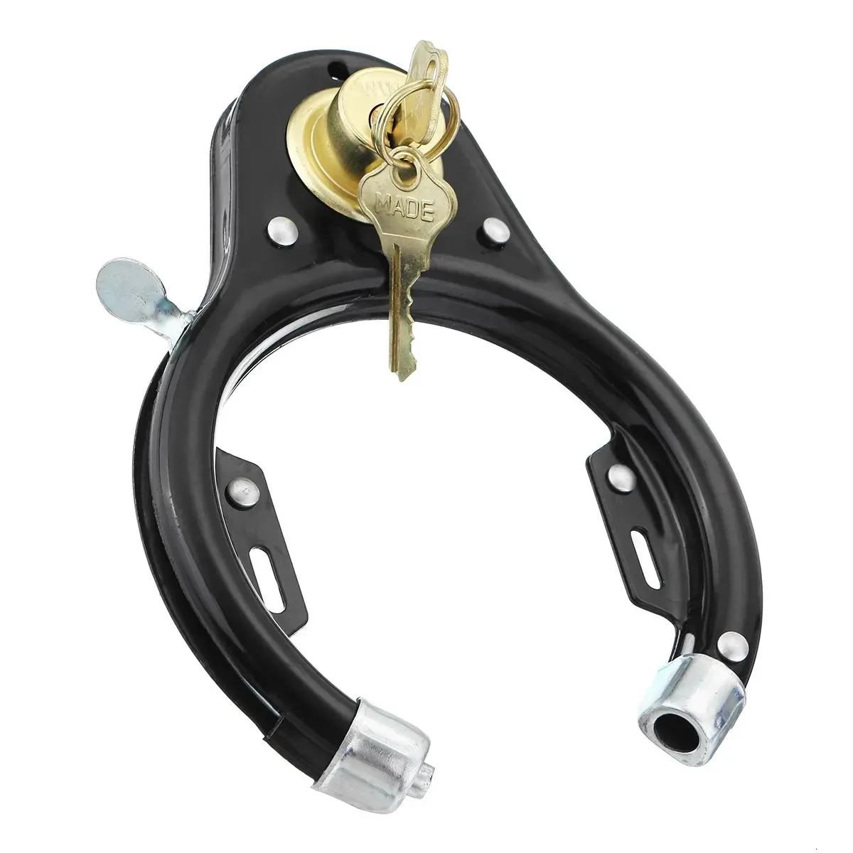 Bike Locks Vintage Horseshoe Bicycle Lock Pad Bike Cycling Wheel