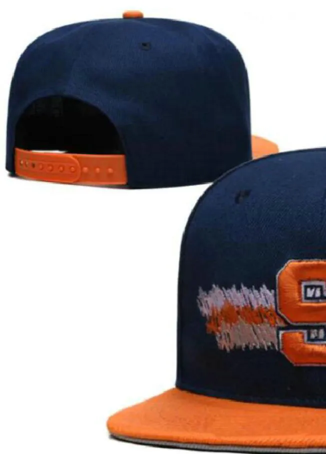 2023 All Team Fan's USA College Baseball Verstelbare Syracuse Oranje Hoed Op Veld Mix Bestelgrootte Gesloten Flat Bill Base Ball Snapback Caps Bone Chapeau