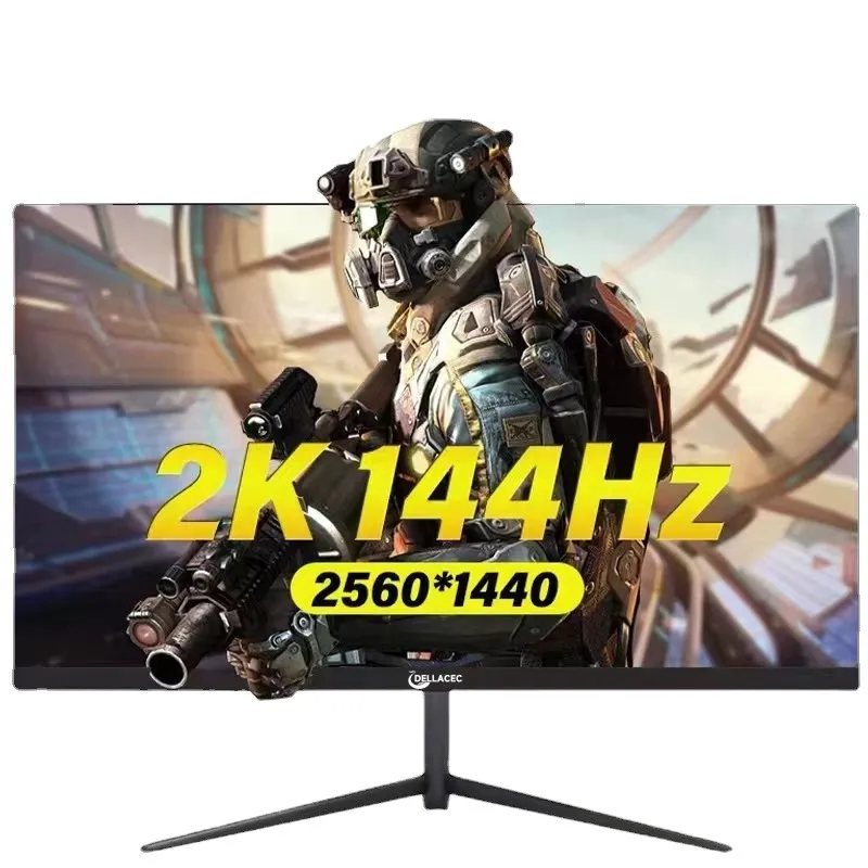 DELLACEC 27 pouces 144/165Hz VA 2K écran incurvé 2560 1440P écran de jeu d'ordinateur 1-2 Ms