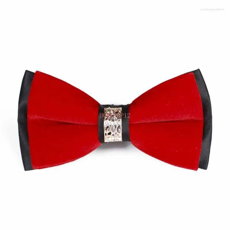 Nœuds papillon réglable Bowtie Velvet Mens pré-attaché Smart Party Cravat Mariage Adulte Prom Luxe Accessoires Cravate 86