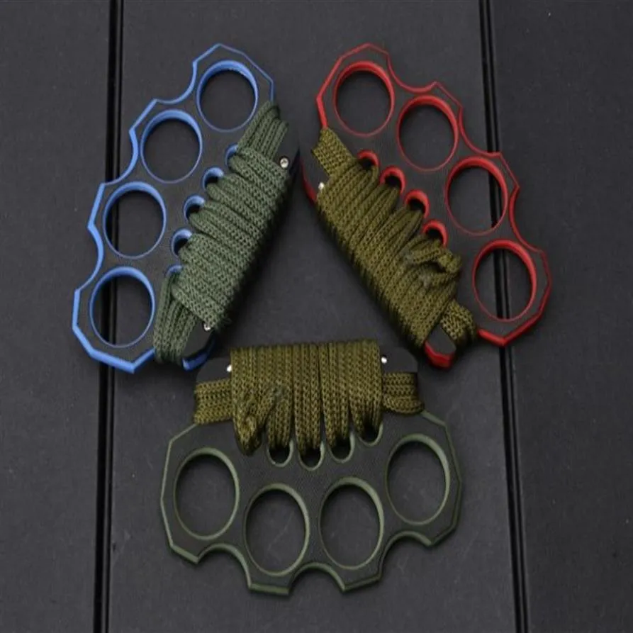 High Quality G10 Brass Knuckles Knuckle Dusters Four Fingers Iron