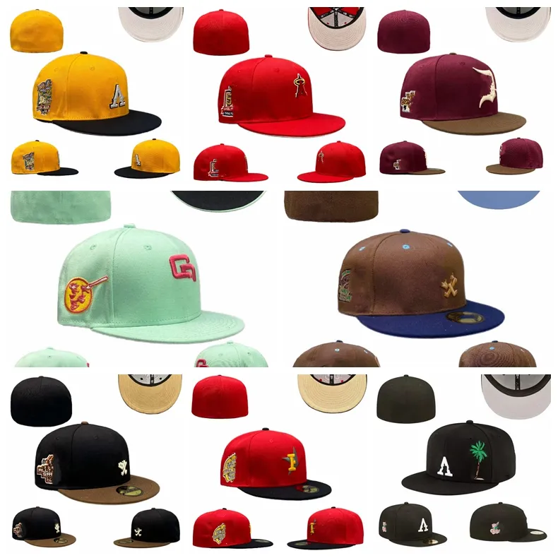 2023 Унисекс Встроенные шапки Регулируемые баскетбольные кепки L A Дизайнерская шляпа в стиле хип-хоп Пик для хип-хопа Кепка-бини с закрытой сеткой Встроенные кепки размера 7-8