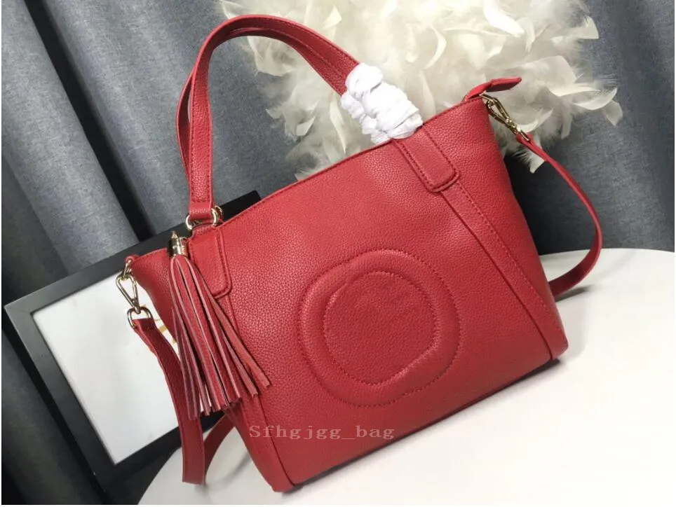 Klasyczne torby designerskie damskie prawdziwa skórzana torba posłańca 33 cm torba na zakupy korpusie korpusie lady na ramię czerwone torebki torby krzyżowe
