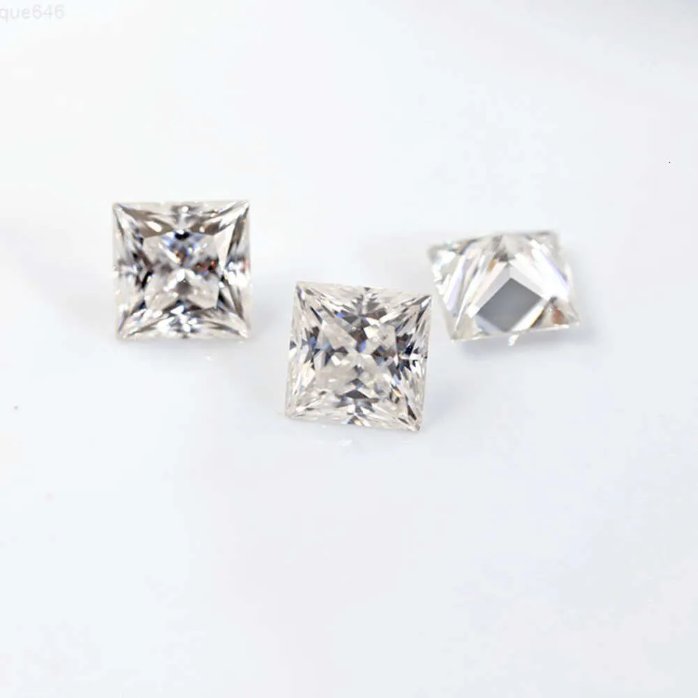 XingGuang değerli taşları 6.5*6.5mm GRA Sertifikalı Moissanite Takı VVS Moissanite Elmas