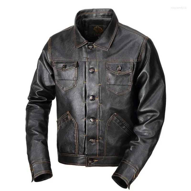 Men's Fur Men 39 S Thick Warm Nice Classic Brand Motorcycle Leather Jackets Autumn Winter PU Suede Coat