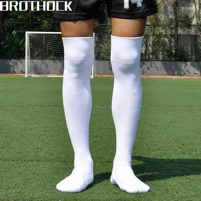 Sports Socks Adult Football Socks Long Male Thickening Towel Bottom Sports Socks Non-slip Sweat Training Soccer Football Stockings 231005