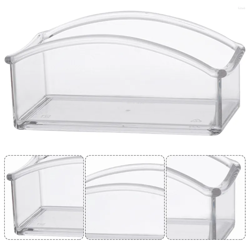 Storage Bottles Plastic Food Containers Tea Bag Box Office Sugar Packets Organizer Packing Acrylic