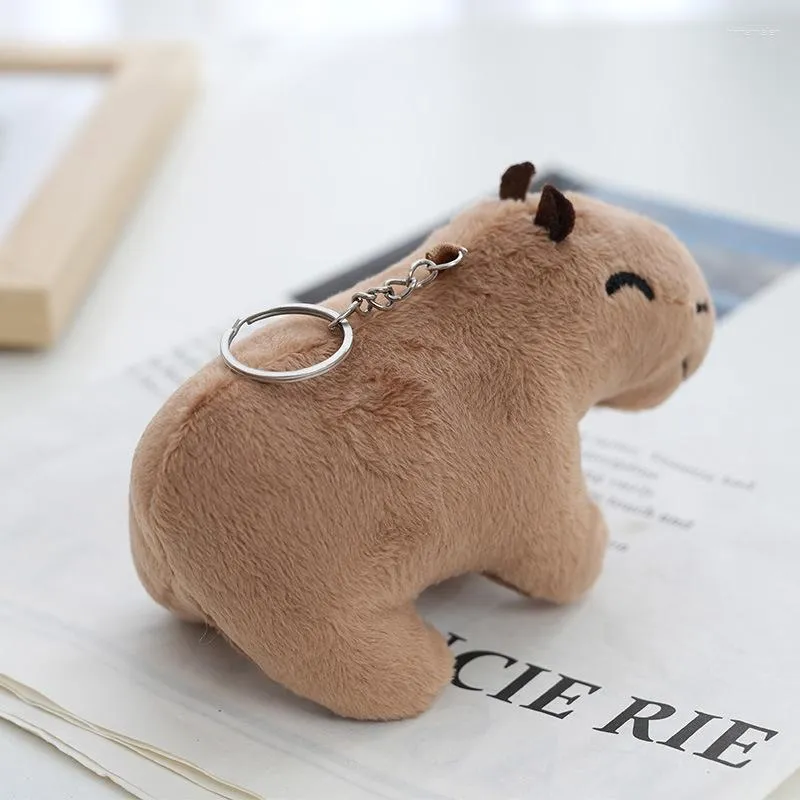 Acheter Porte-clés en cuir de mode Capybara taille porte-clés portefeuille  porte-clés Capybara porte-clés voiture