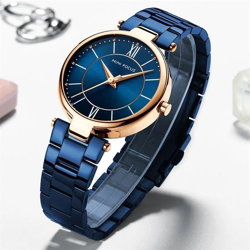 Zegarek na rękę minifocus moda dla kobiet zegarki dla najlepszych projektantów Waterproof Lady Watch for Woman Quartz Female Na ręka