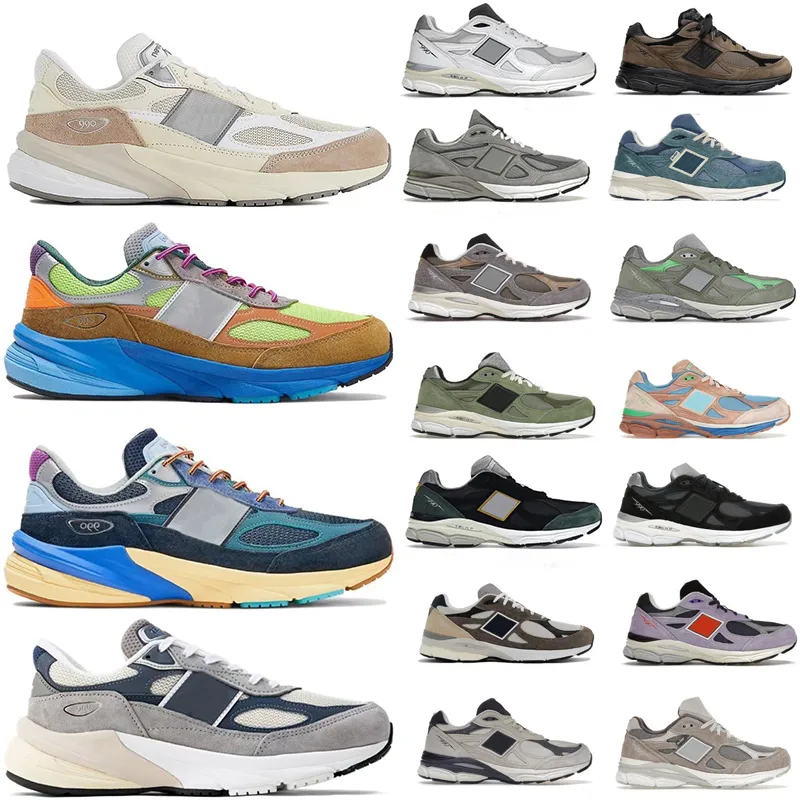 Nuove scarpe da corsa OG 9060 CHECHRY Blossom Forest Green Blue Haze Sea Salt Bricks Rain Rain Cloud Grigio 990 Sneaker da donna da uomo Sneaker