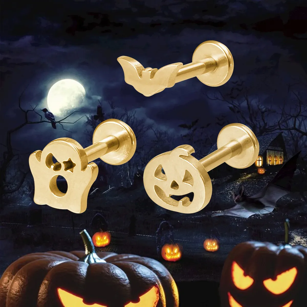 Halloween lip shop rings