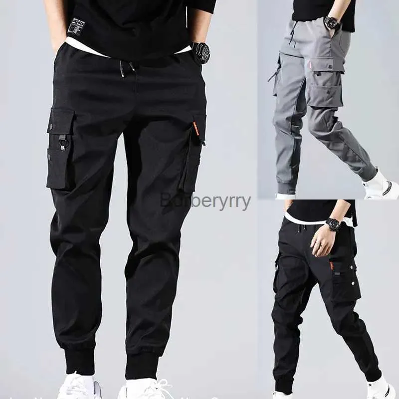 Women's Jumpsuits Rompers Harajuku Thin Ankle-Length Cargo Trousers Sportswear Boys Joggers Summer Men's Harem Pants Tie Feet Overalls Fahion ClothesL231005