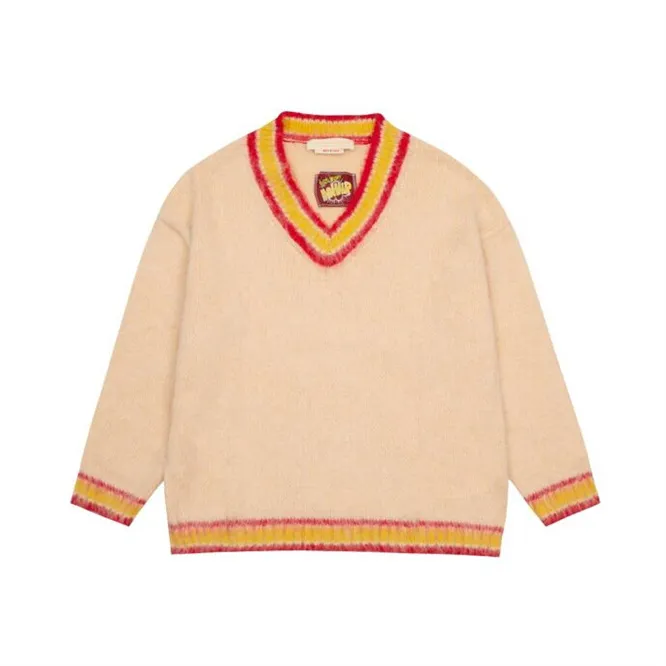 Blusas de tamanho grande masculino Jacquard Cardigan Sweater Round Neck Sweater