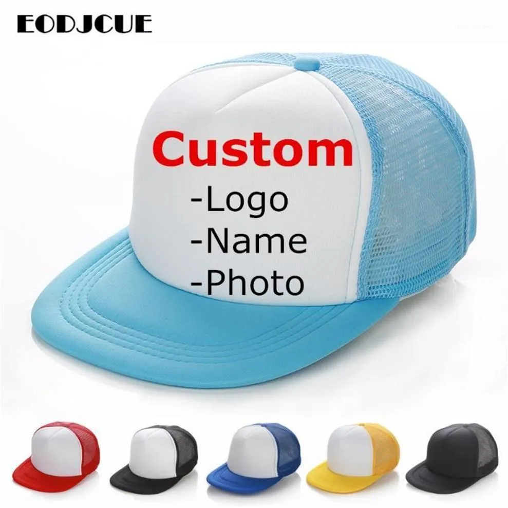 Casquette de Baseball pour hommes et femmes, Design personnalisé en usine, pour enfants et adultes, en maille, Hip Hop, chapeau de camionneur, gorras1293N