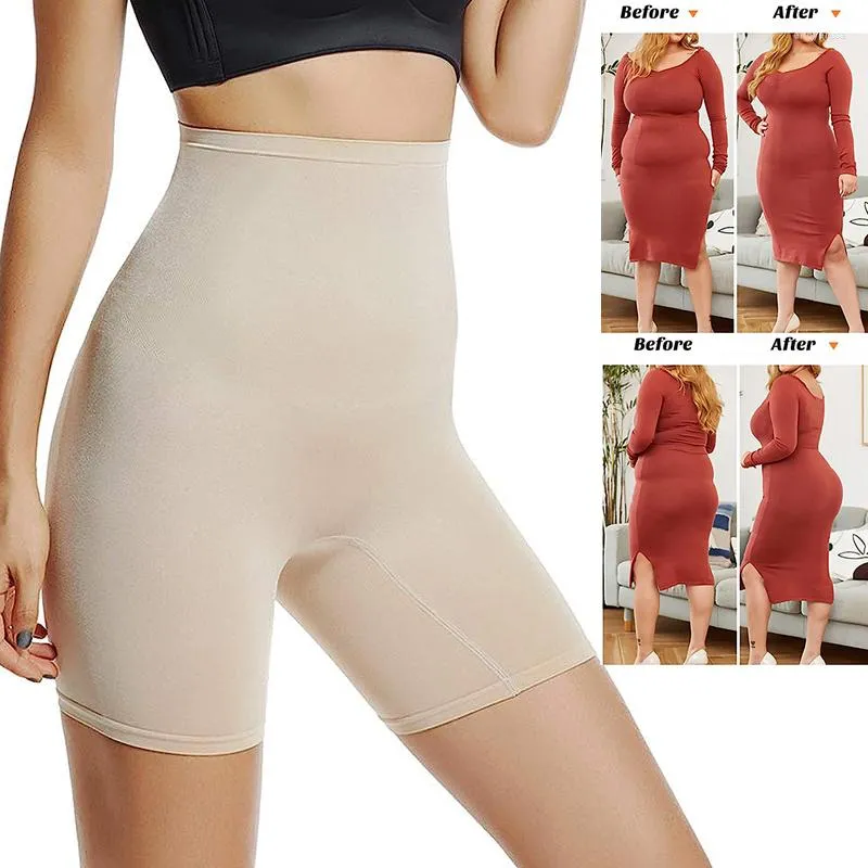 Damen Shapers Anti Chafing Slip Shorts Frauen Hohe Taille Sicherheits Boyshorts Unsichtbar unter dem Kleid Nahtlose Unterwäsche Cool Smooth Control