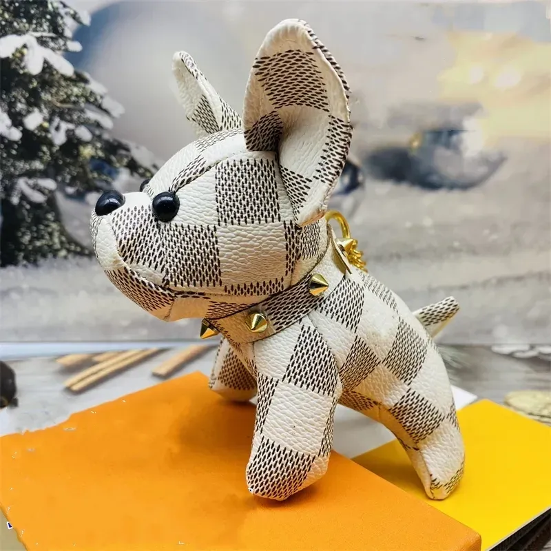 Louis vuitton french bulldog keyring sale