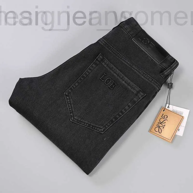 Mäns jeans designer designer hög version burb jeans män byxor klassiska broderade casual mens byxor plus storlek mode raka jeans prmu j2nz