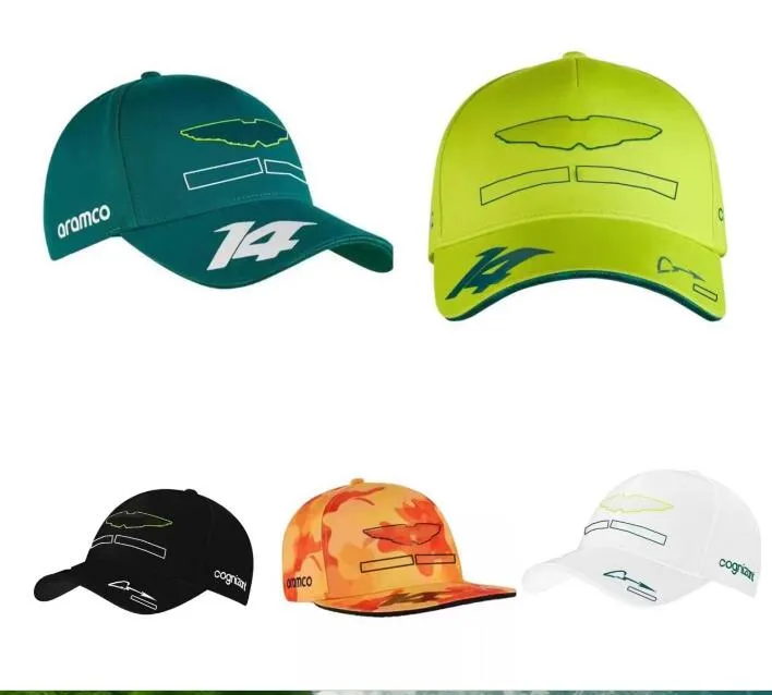nueva gorra de carreras F1 logo bordado completo