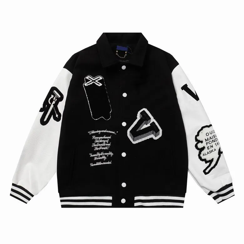 giacca da uomo designer designer varsity giacca cappotti da baseball singolo petto mantieni la giacca uniforme da baseball a colori verdi caldi per abbigliamento sportivo k