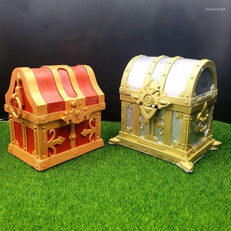 Halsband örhängen Set Game Genshin Impact Treasure Chest Teeyvat Series Gorgeous ädelmetallbox för festgynnar cosplay rekvisiter gåvor