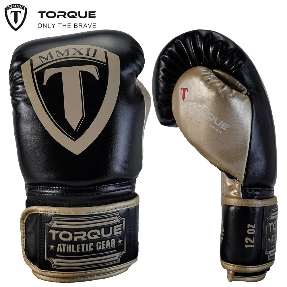 Gants De Sport TORQUE Hommes Femmes 8 10 12 14 16oz Boxe PU Cuir