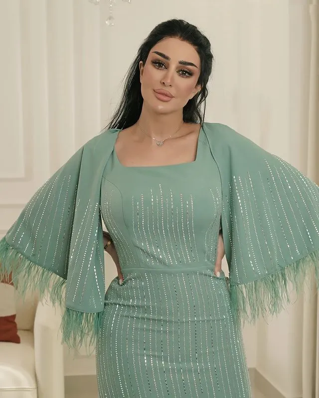 2023 Oct Aso Ebi Arabic Sage Sheath Mother Of Bride Dresses Satin Beaded Evening Prom Formal Party Birthday Celebrity Mother Of Groom Gowns Dress ZJ358