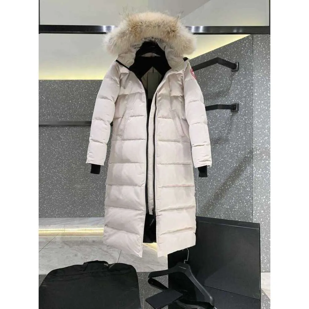 Cananda Goosewomen's Canadian Down Jacket Women's Parkers Winter Mid-Length Over-The-Knee Hooded Thick Warm Gooses Coats Female702340 Chenghao01