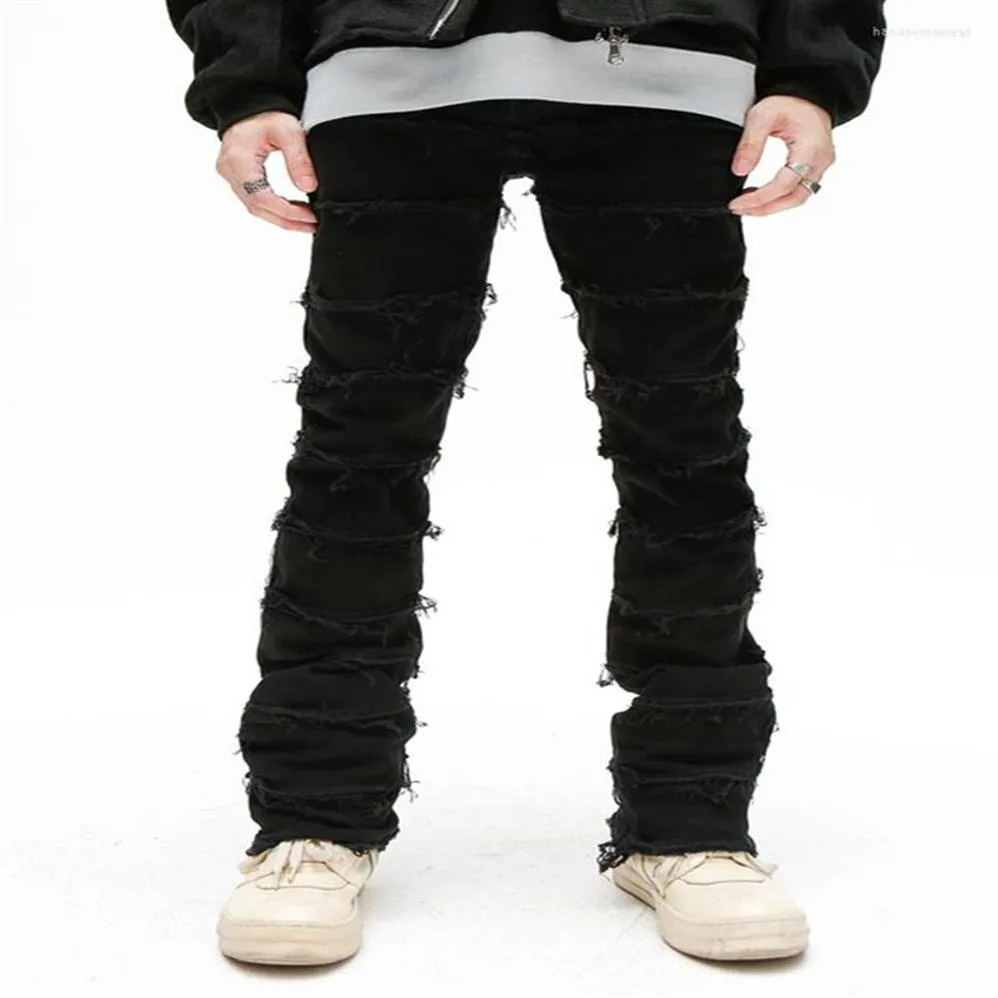 Liu Su Slimming Men Jean Fashion Hip -Hop Street Clothing Slow Travel Pants Famous Brand Designer Men Pants Men Clothing172i