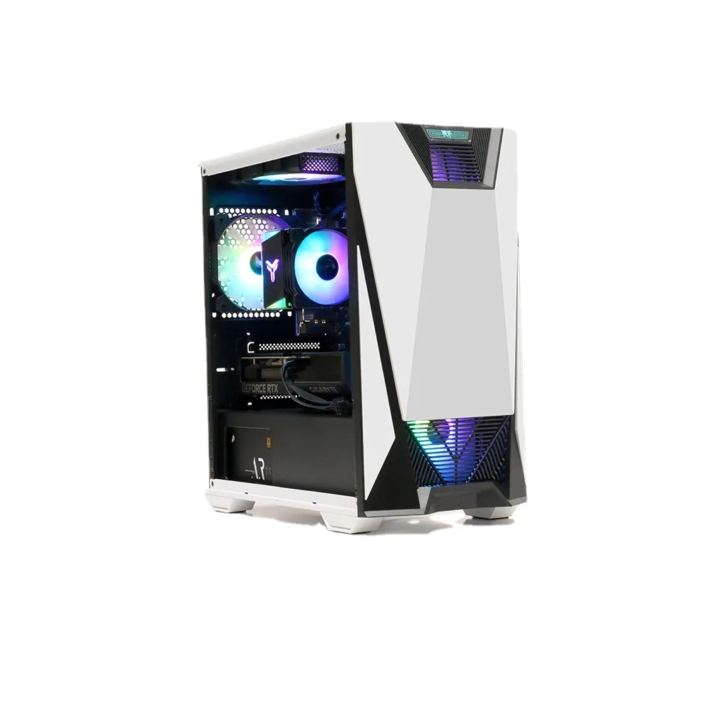 MXZ Gaming PC Ryzen 5 7600 RTX4070/3070 1 TB Komputer stacjonarny NVME dla urządzenia systemowego PC PC PC PC Gamer Complete