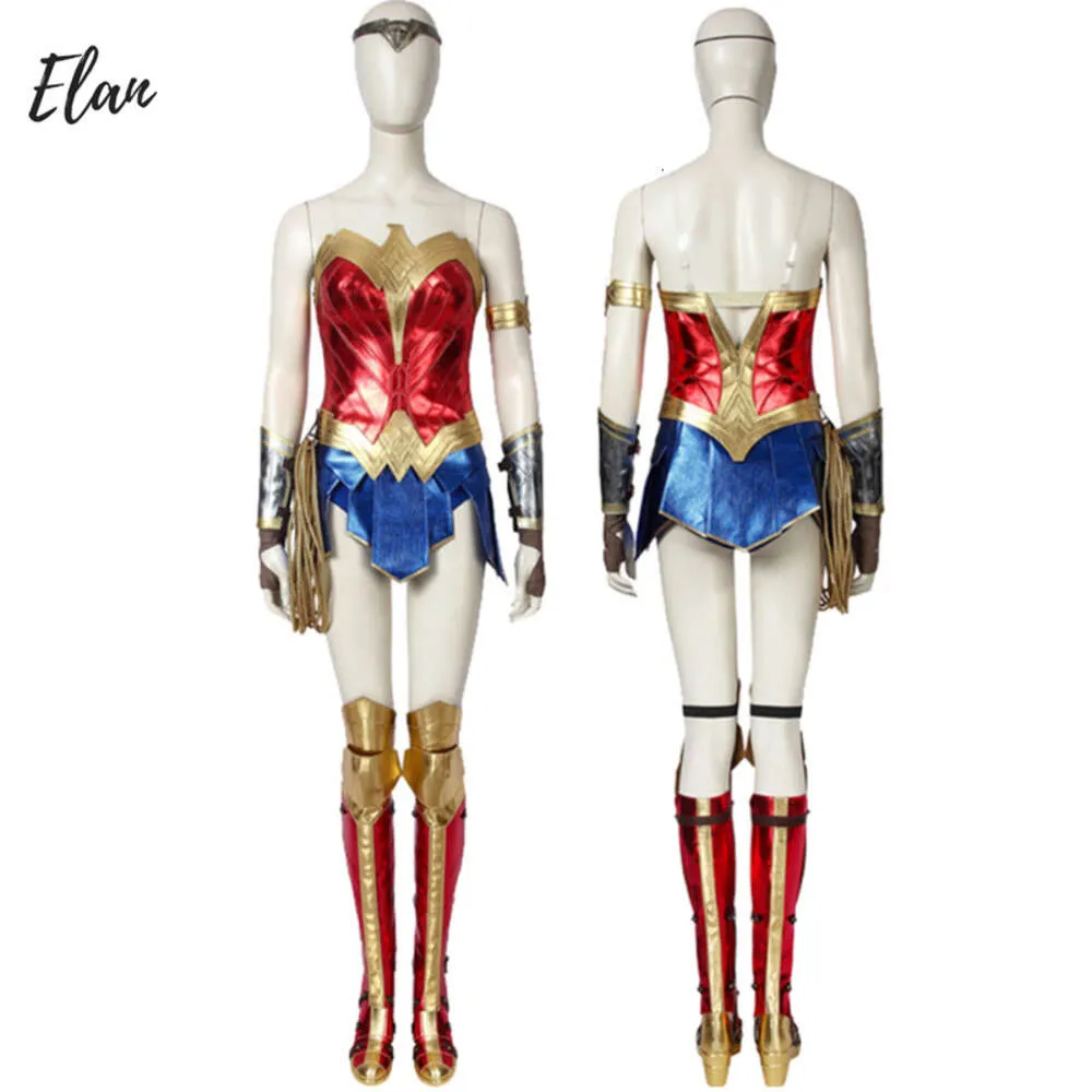 Woman Diana 1984 Costume Disguise Wonder Cosplay Fancy Dress Full Set with Shoescosplay